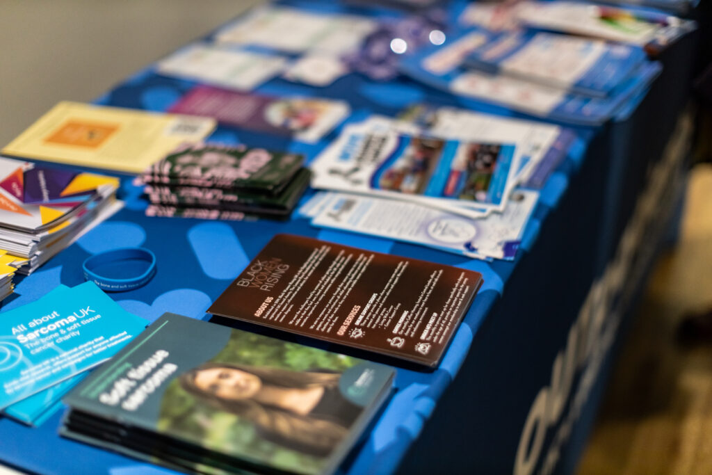 Charity Signposting table